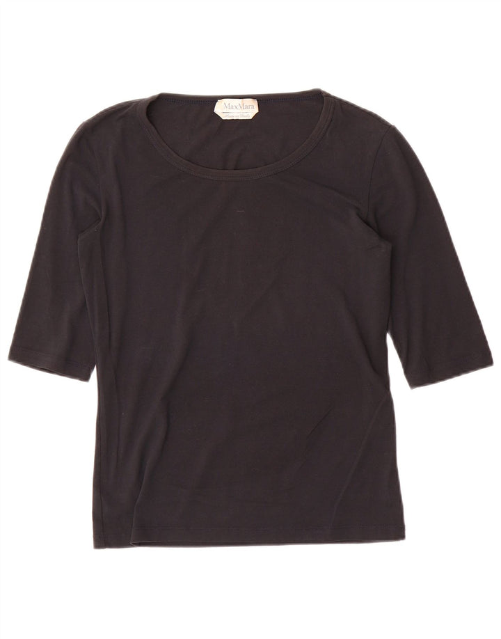 Max Mara Top pentru femei cu mâneci 3/4 UK 8 Small Black