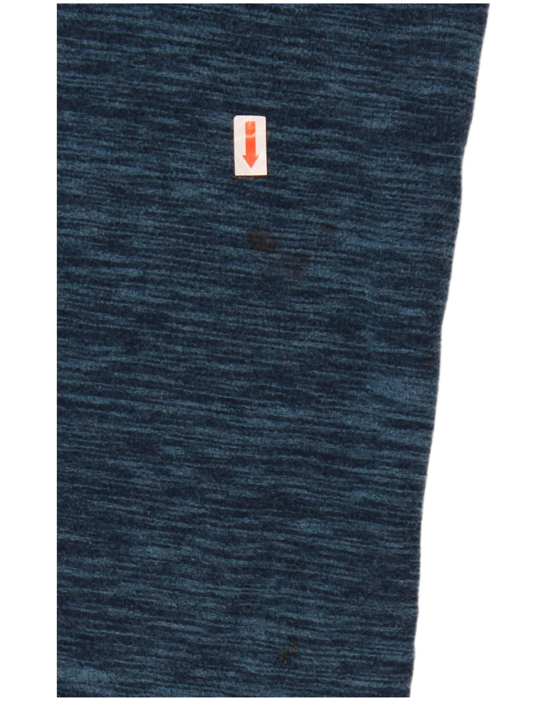 MOUNTAIN WAREHOUSE Pulover pentru bărbați, cu fermoar și gât, din lână, 2XL, poliester pătat albastru