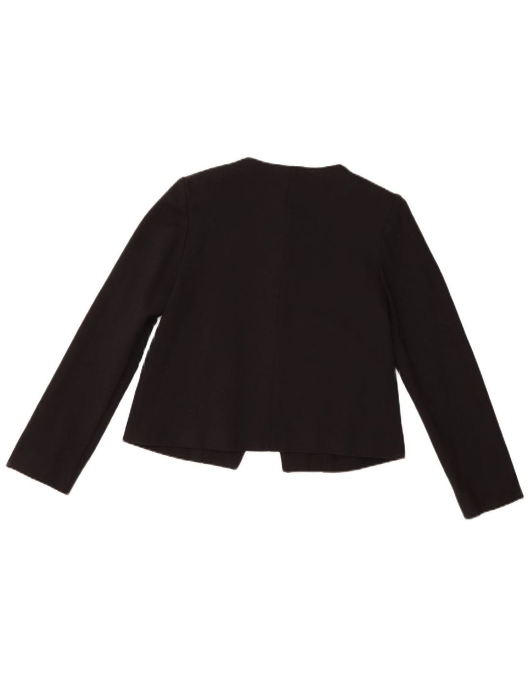Jachetă pentru femei Whistles Crop 3 Button Blazer UK 10 Small Black Viscose