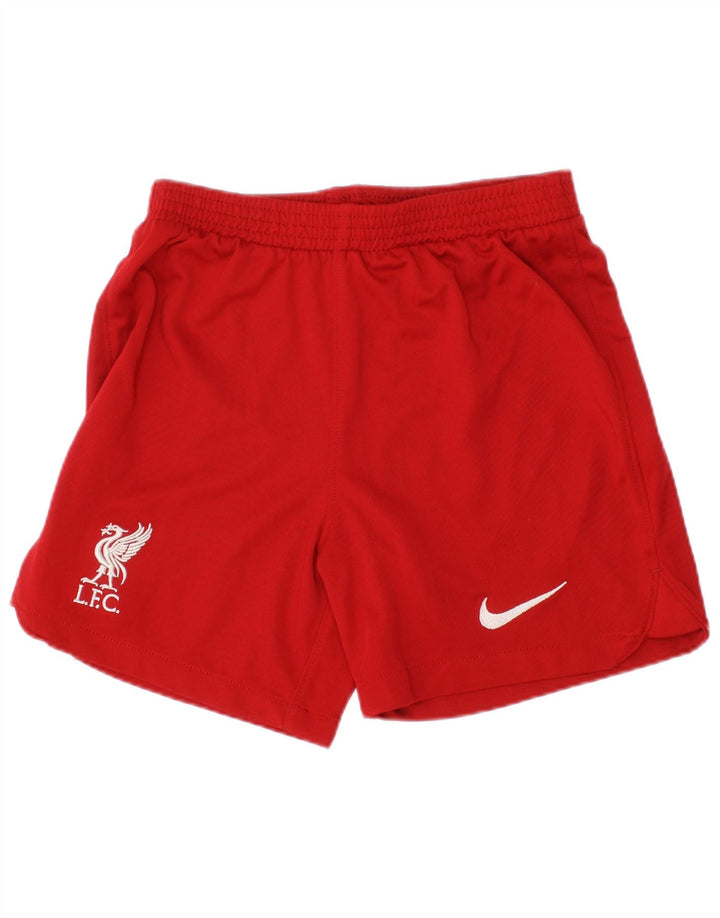 Pantaloni scurți sport Nike Liverpool pentru băieți 6-7 ani, mari, roșu, poliester