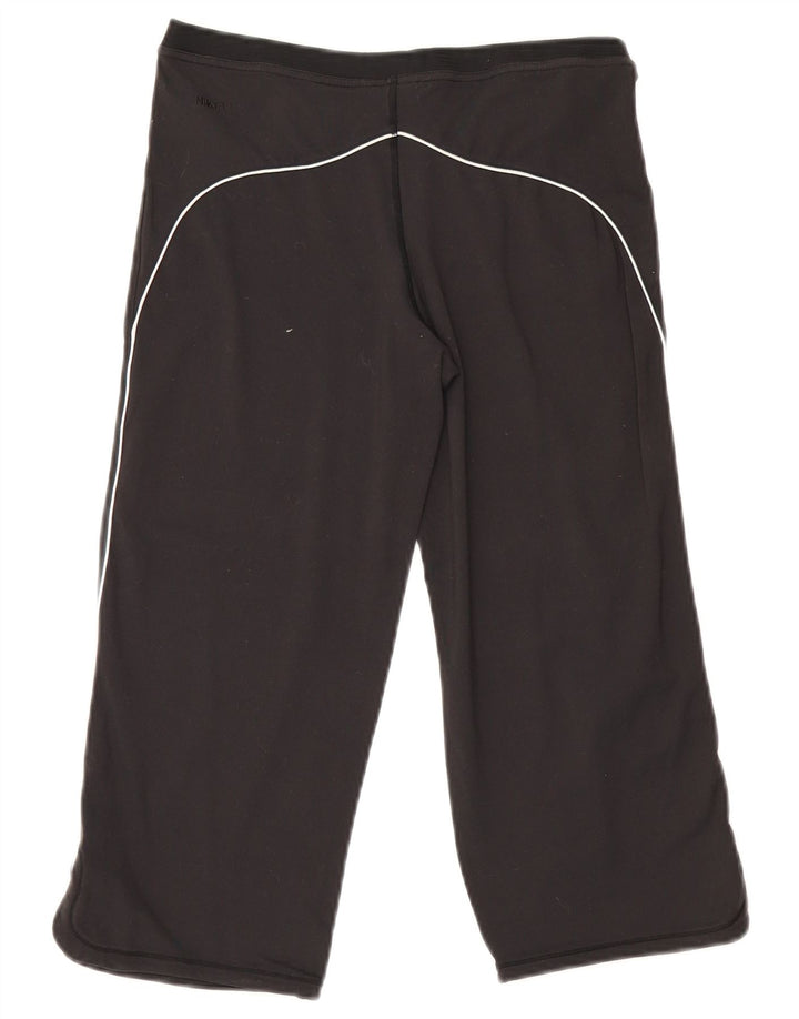 Leggings Capri Nike pentru femei Marea Britanie 8/10 Nylon negru mic