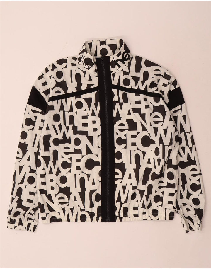 Jachetă bomber supradimensionată pentru femei New Balance UK 10 Small White