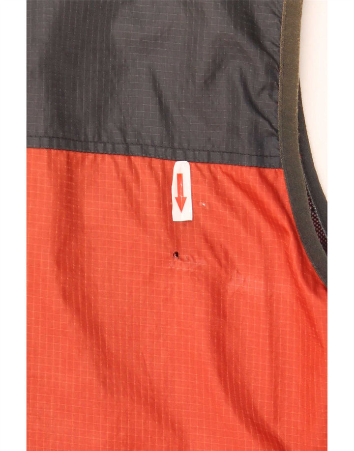 Gilet pentru bărbați Paco UK 40 Large Orange Colorblock Nylon