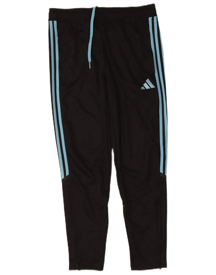 Pantaloni de trening Adidas Aeroready pentru bărbați, poliester mediu negru