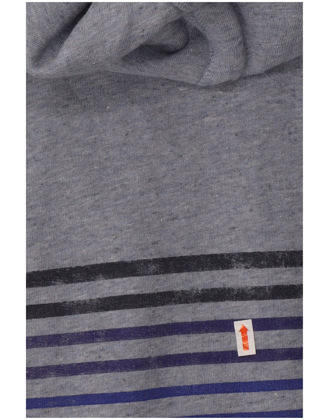 Pulover cu glugă cu grafică pentru bărbați SUPERDRY, bumbac albastru 2XL