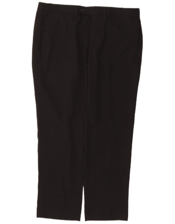 Pantaloni drepți RALPH LAUREN pentru bărbați L38 L30 Poliester negru