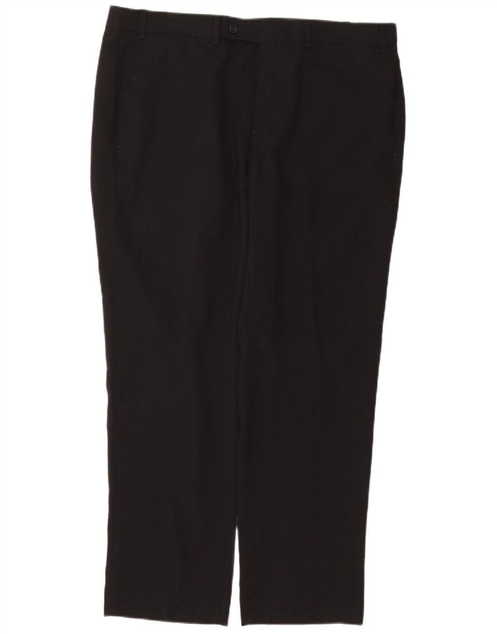 Pantaloni drepți RALPH LAUREN pentru bărbați L38 L30 Poliester negru