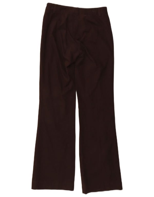 Pantaloni casual pentru femei Massimo Dutti Bootcut EU 36 XS W26 L31 maro bumbac