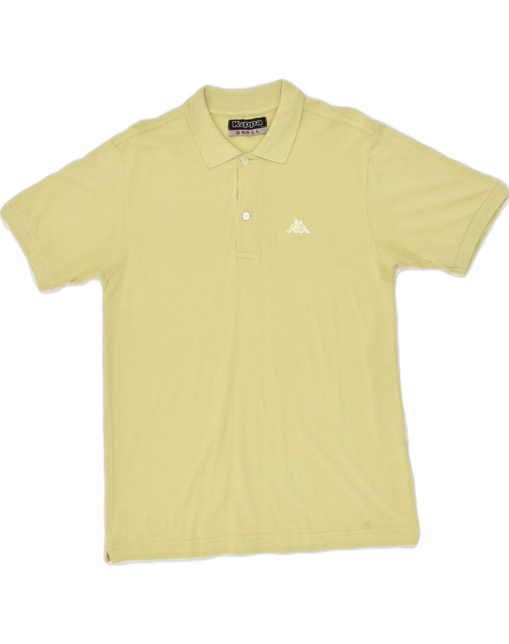 KAPPA Mens Polo Shirt Small Yellow Cotton | Vintage Kappa | Thrift | Second-Hand Kappa | Used Clothing | Messina Hembry 