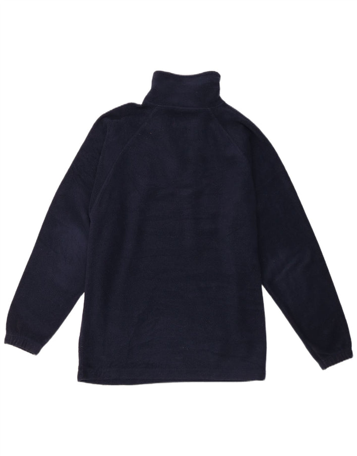Pulover din fleece pentru bărbați Kappa, cu fermoar, poliester, albastru