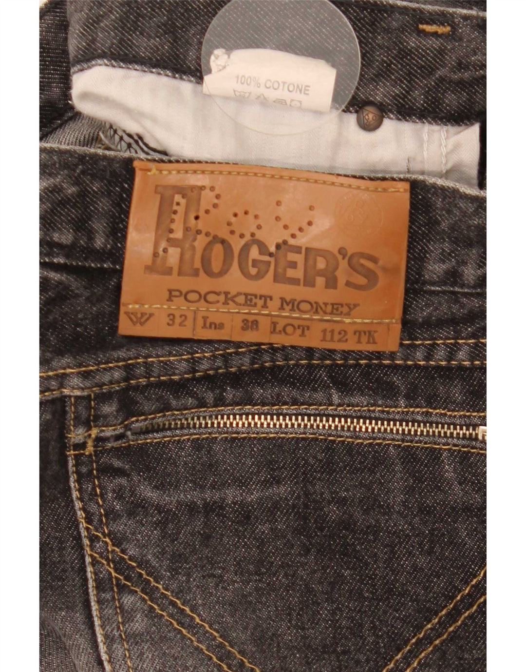 Blugi drepti pentru bărbați Roy Rogers W32 L35 bumbac gri