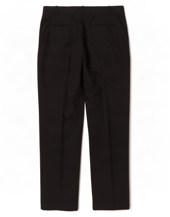 Pantaloni de costum drepți pentru femei Zara EU 42 Large L32 L34 Poliester negru