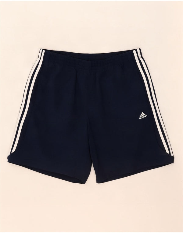 Pantaloni scurți sport pentru bărbați Adidas Climalite Sport mari, albastru, poliester
