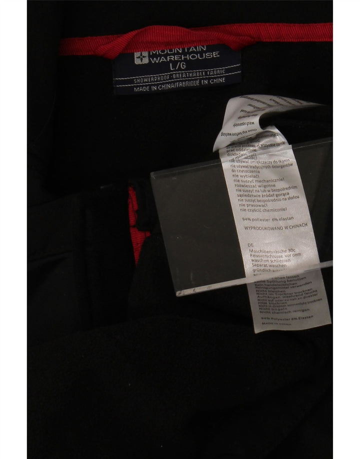 MOUNTAIN WAREHOUSE Jachetă de vânt cu glugă pentru bărbați UK 40 Large Black
