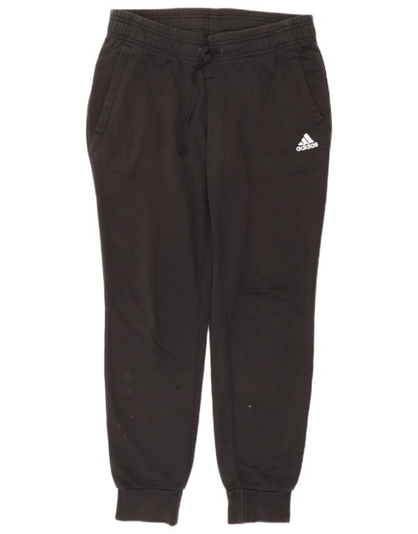 Pantaloni de trening Adidas pentru femei Joggeri UK 8/10 Bumbac negru mic
