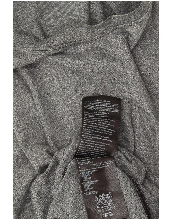 Under Armour pentru bărbați Cold Gear Top cu mânecă lungă, gri mediu, poliester