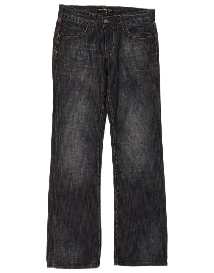 Blugi pentru bărbați Smog Bootcut W32 L34 Bleumarin