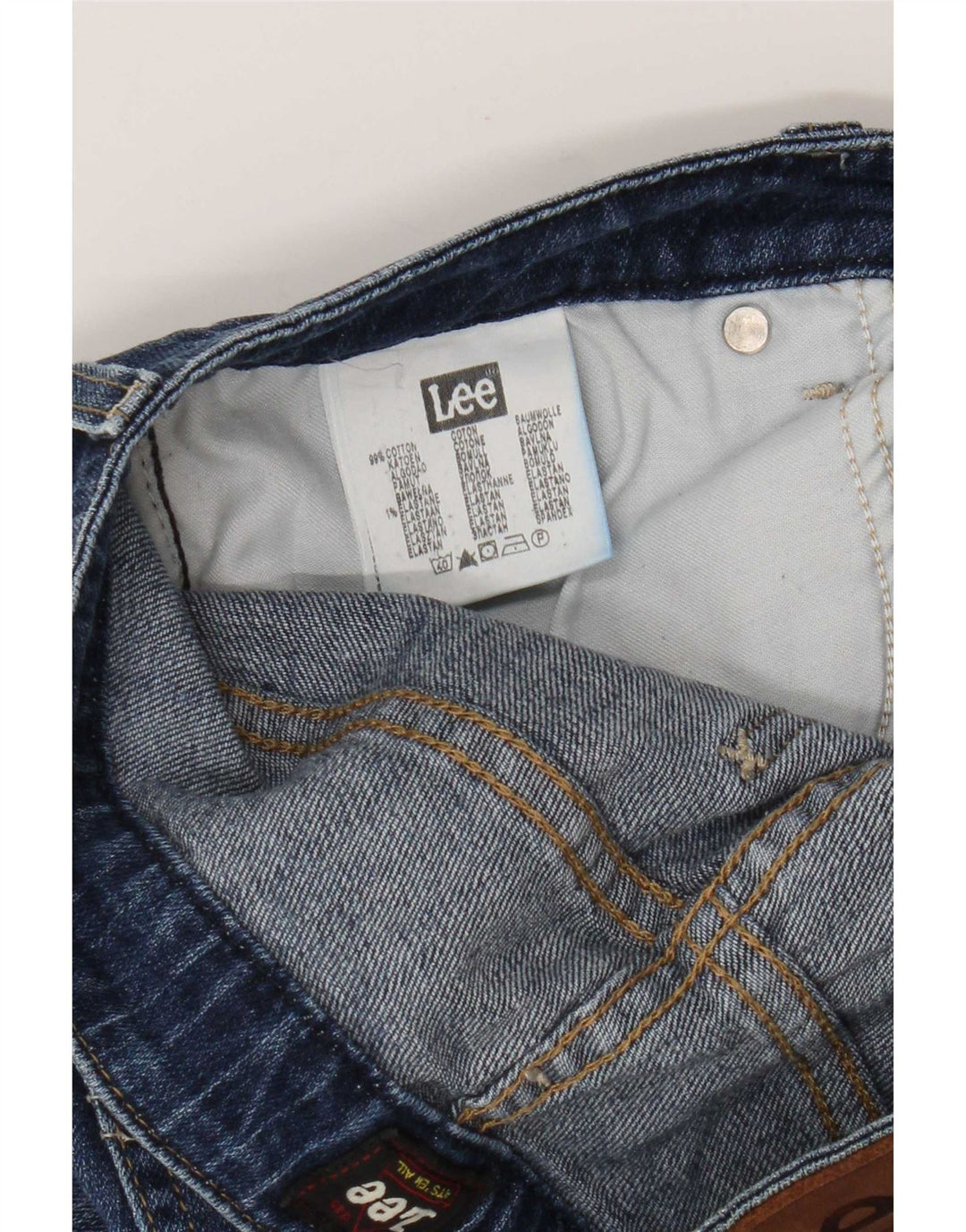 Blugi Lee Cameron Straight pentru bărbați W30 L29 Bumbac albastru