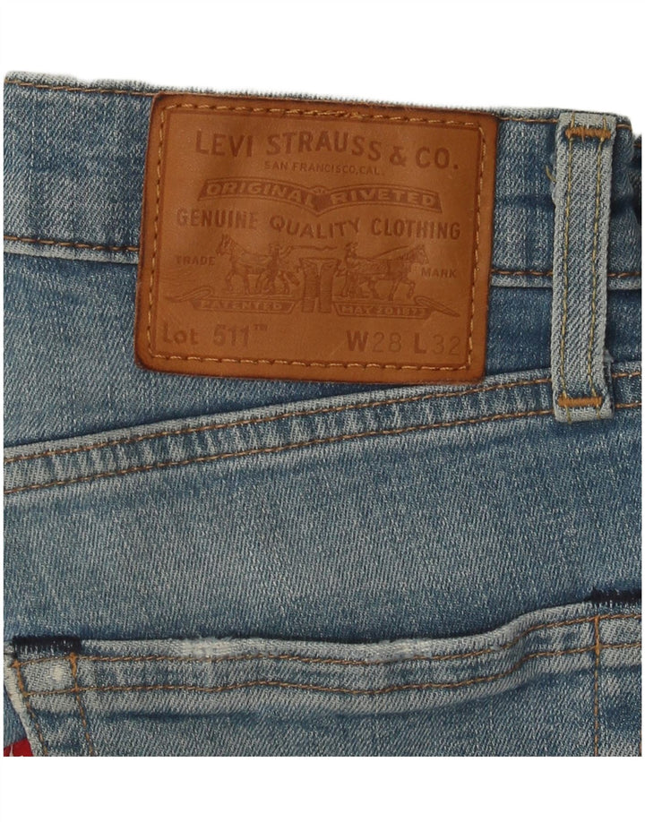 Blugi Levi's 511 Slim W28 L28 Albastru