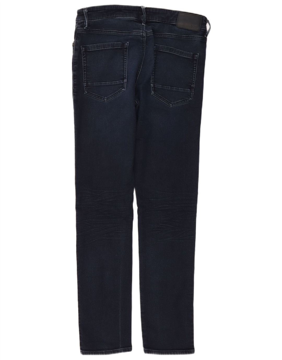 Blugi skinny pentru bărbați HUGO BOSS Charleston W36 L34 bumbac bleumarin