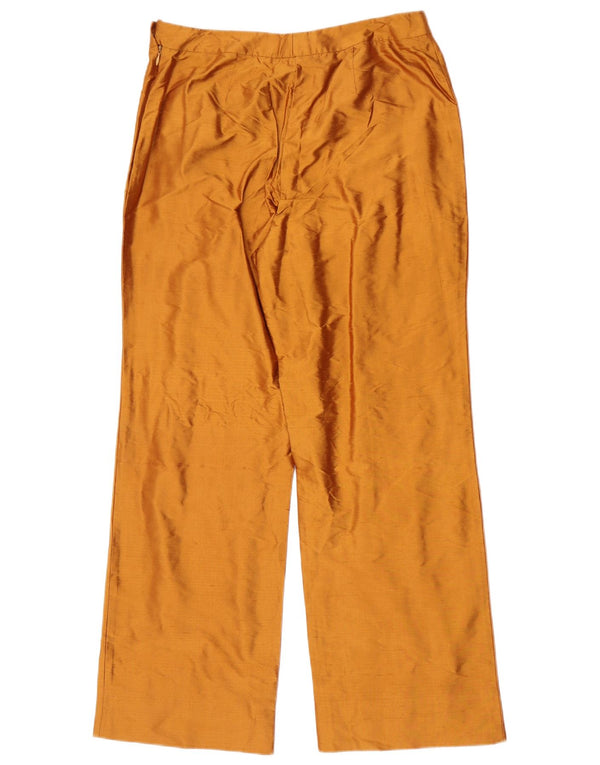 Luisa Spagnoli Pantaloni casual drepti pentru femei IT 46 Large W30 L30 Portocaliu