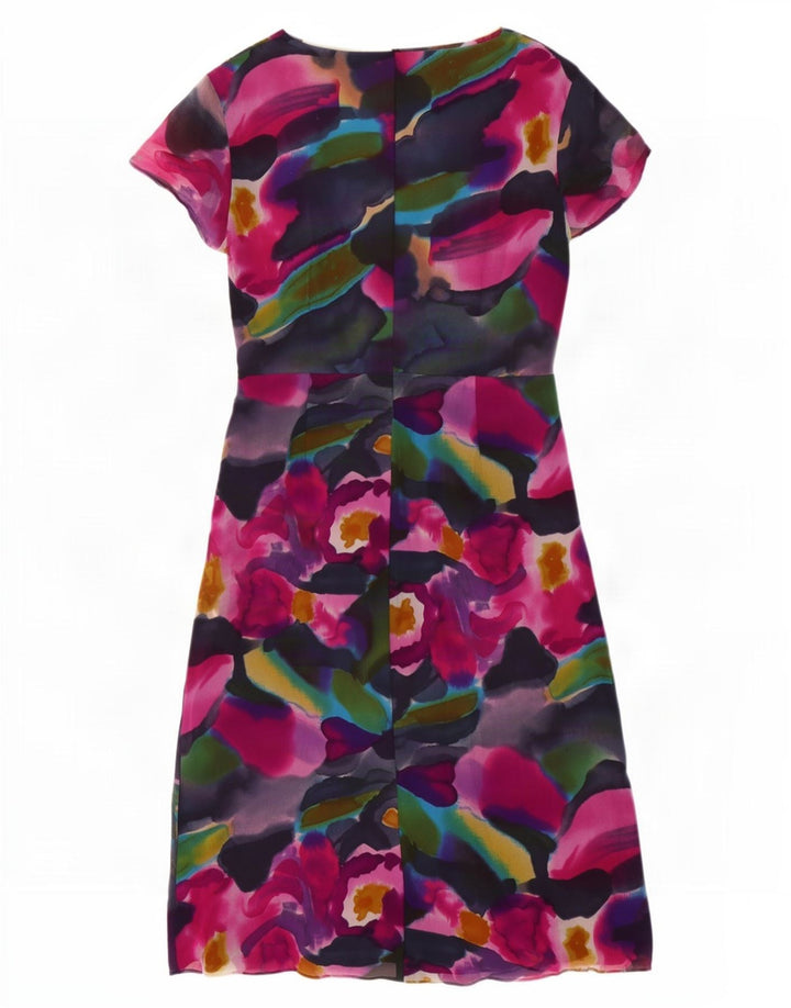 Fenn Wright Manson Rochie teacă pentru femei UK 10 Mic Multicolor Tie Dye