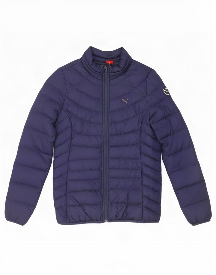 Jachetă căptușită Puma pentru femei UK 10 Small Navy Blue Marine