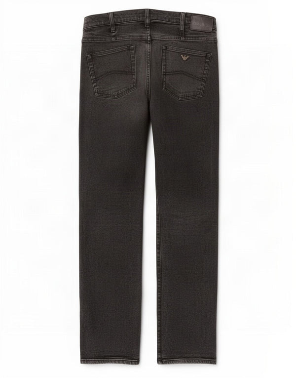 Blugi drepti pentru femei Armani W32 L33 bumbac gri