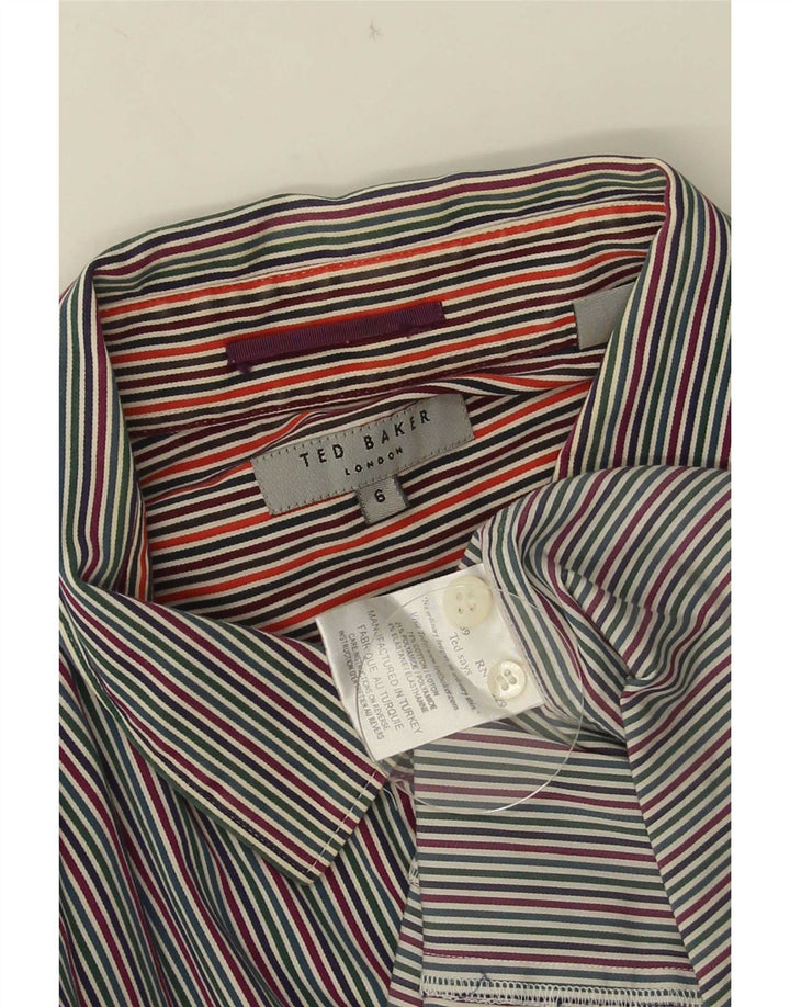 Cămașă pentru bărbați Ted Baker Mărimea 6 2XL Bumbac cu dungi multicolore