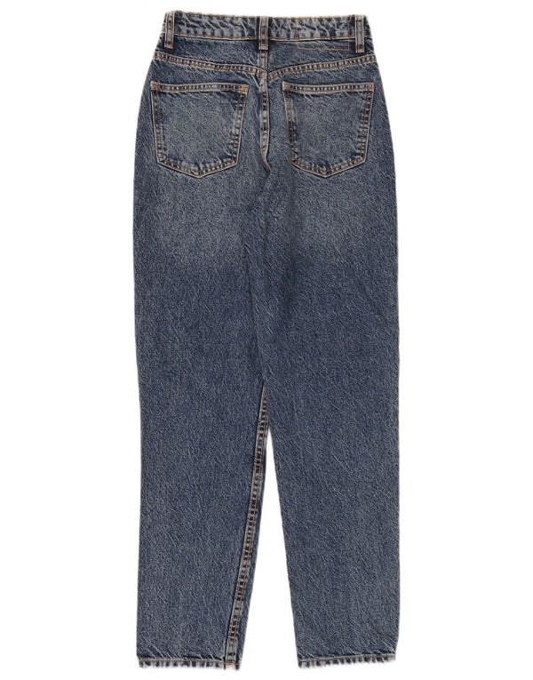 Blugi conici pentru femei Zara EU 34 2XS L24 L28 Bumbac albastru