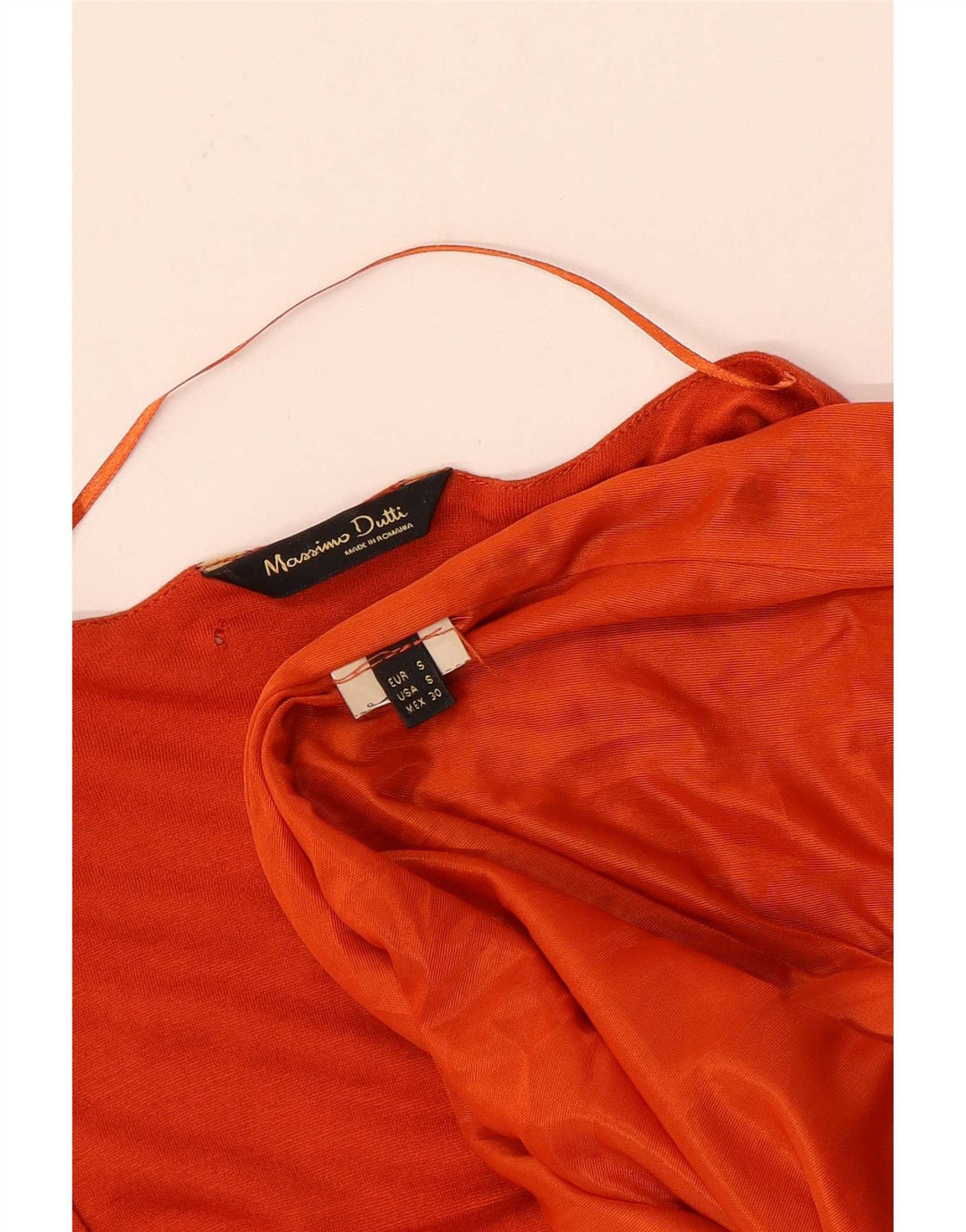 Rochie de bază Massimo Dutti pentru femei UK 10 Mic portocaliu