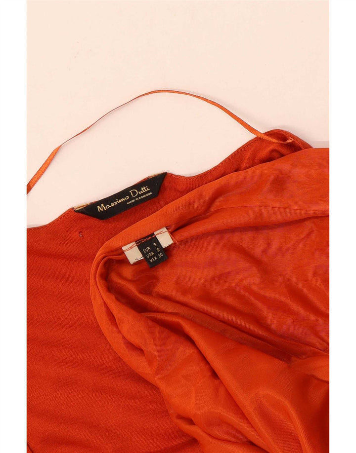 Rochie de bază Massimo Dutti pentru femei UK 10 Mic portocaliu