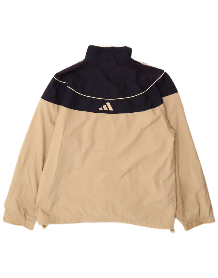Jachetă de trening pentru bărbați Adidas, mare, bej, poliester