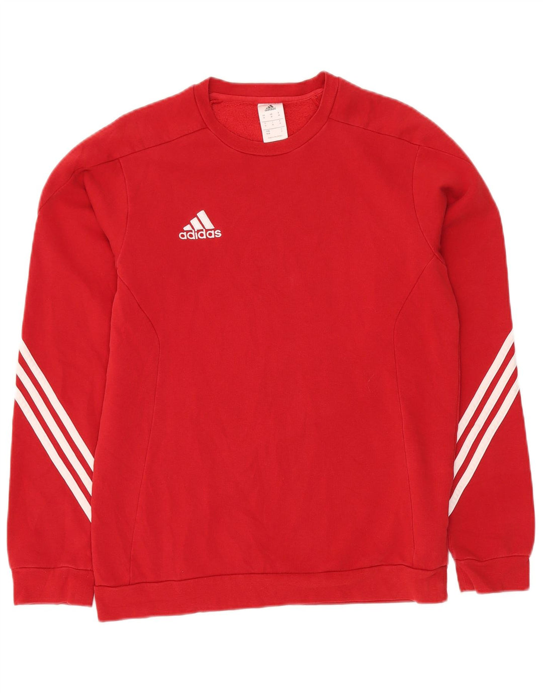 Hanorac pentru bărbați ADIDAS Jumper Bumbac Roșu Mediu