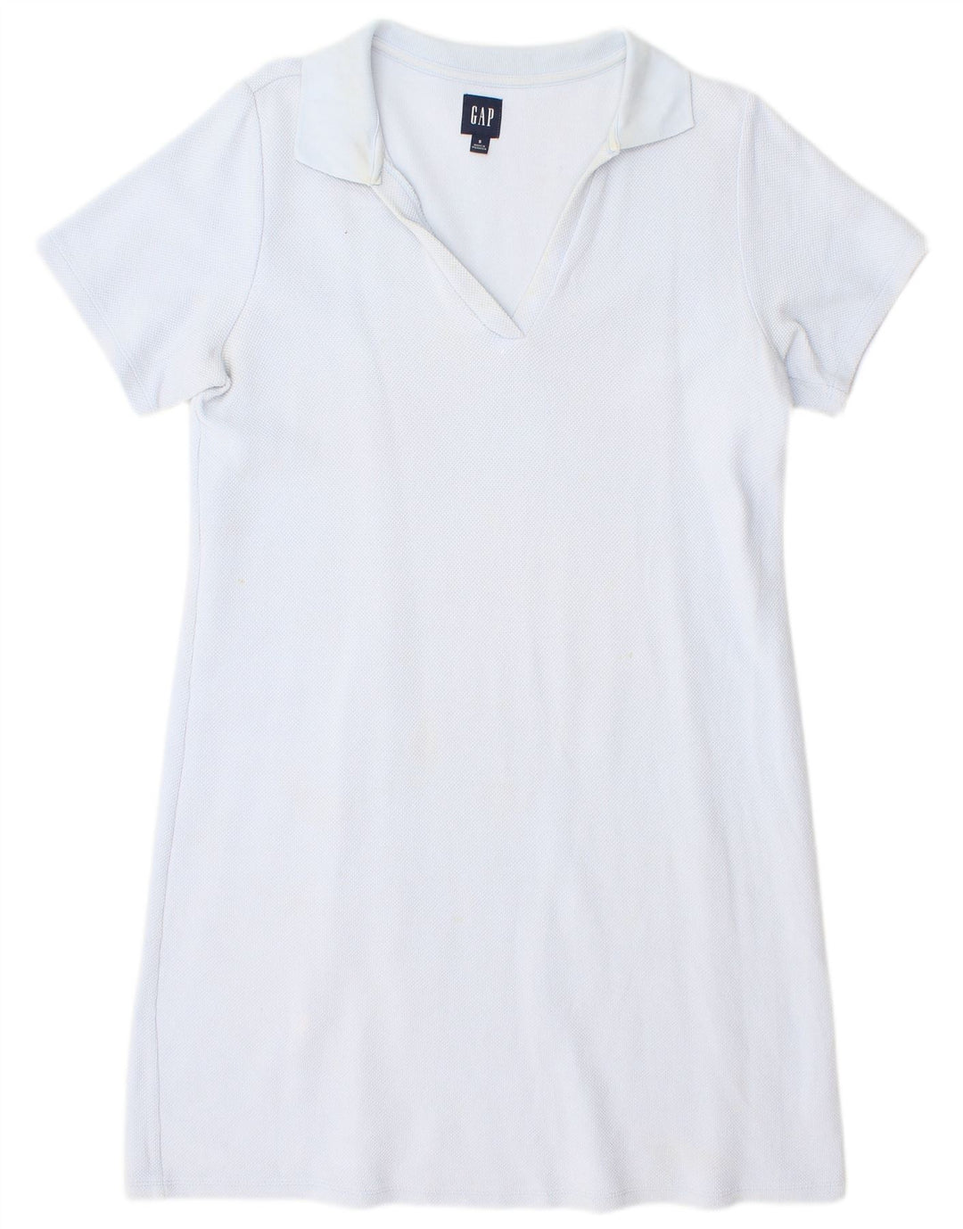 Rochie polo supradimensionată pentru femei Gap UK 10 Bumbac albastru mic