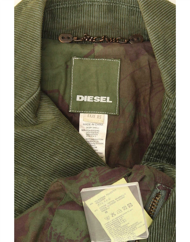 Jachetă Blazer pentru femei Diesel cu două piepturi UK 6 XS Poliester verde