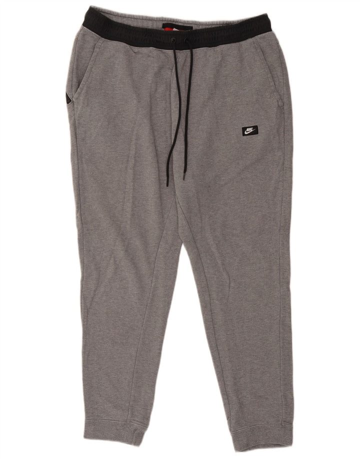 Pantaloni de trening Nike pentru bărbați XL, gri, bumbac color bloc