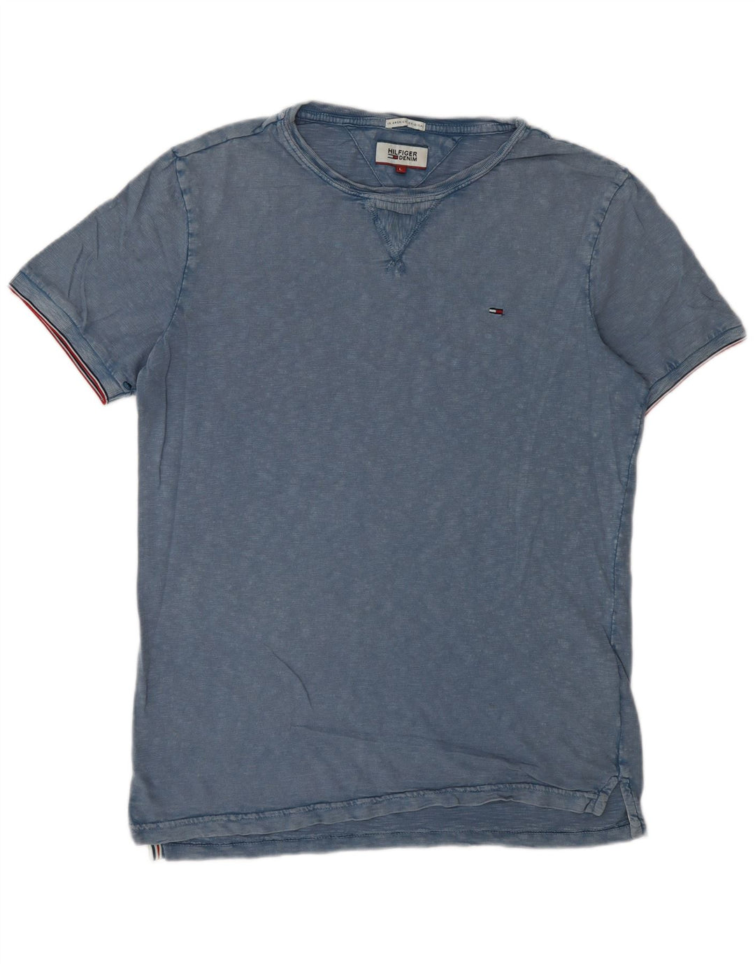 Tricou Tommy Hilfiger pentru bărbați Top mare, albastru, bumbac