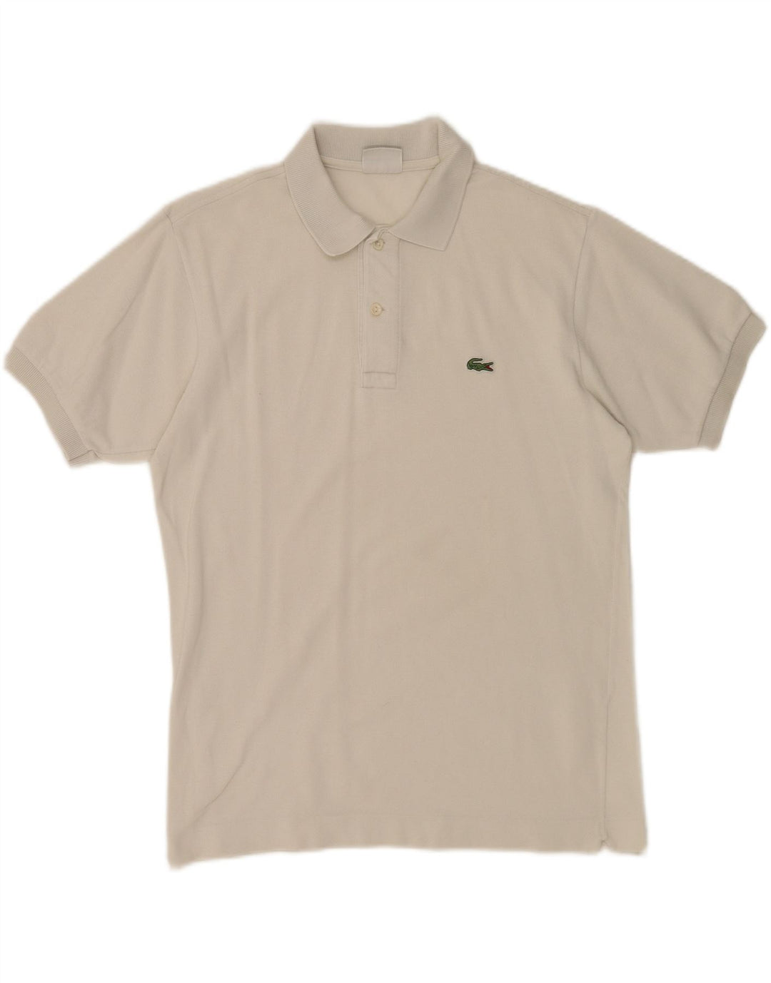 Tricou polo pentru bărbați LACOSTE Mărimea 3 Bumbac alb mic