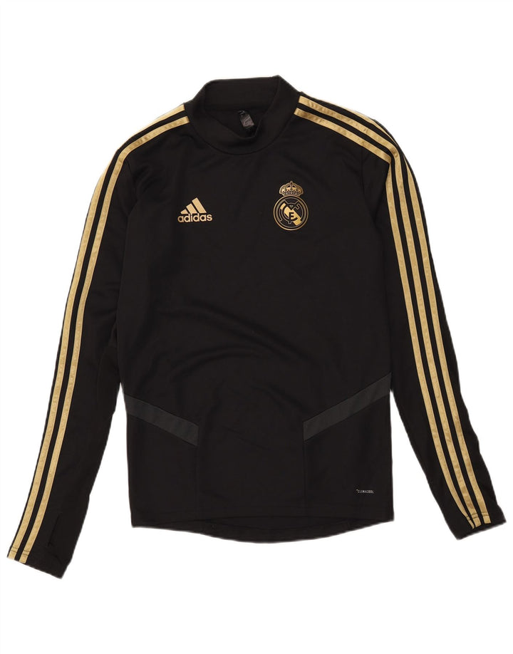 ADIDAS Real Madrid Top cu mânecă lungă XS poliester negru