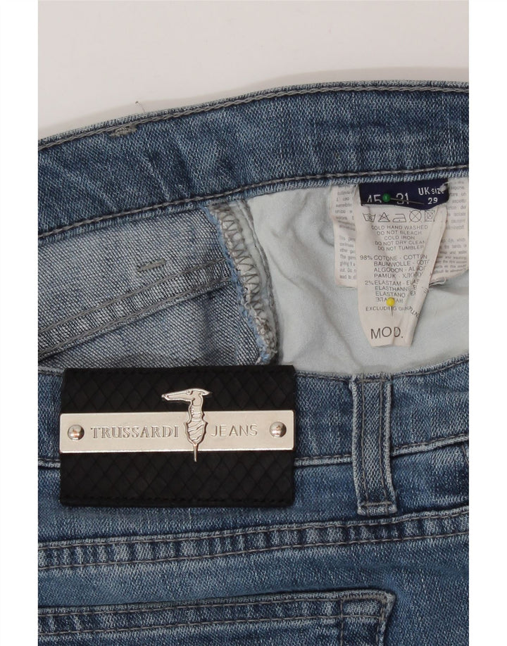 Blugi drepti pentru femei Trussardi W29 L29 Bumbac albastru