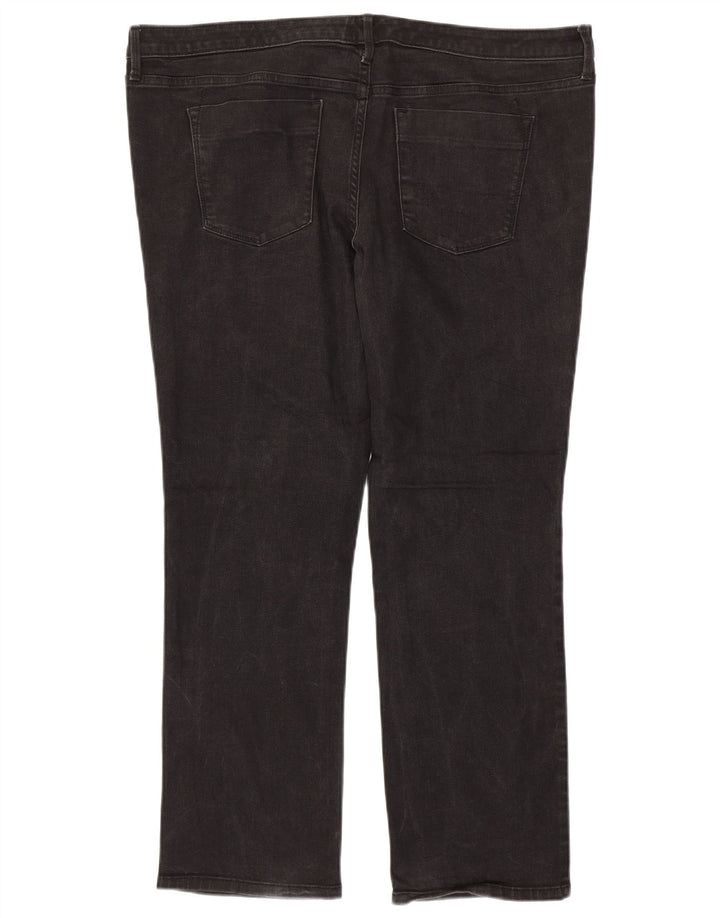 Blugi drepți cu talie medie pentru femei Mossimo, SUA 18 2XL W40 L29 gri