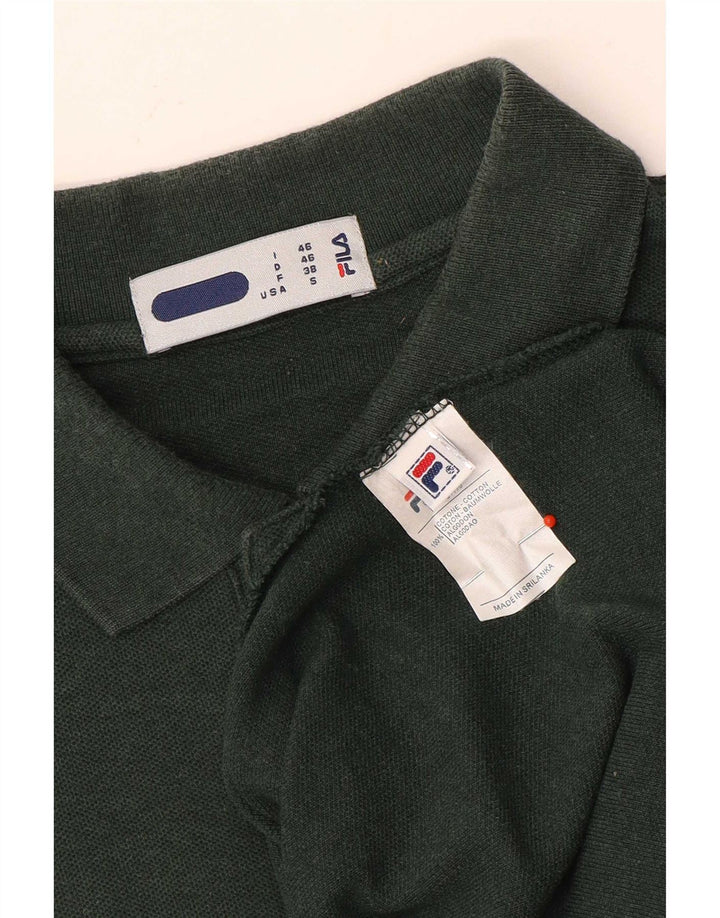 Tricou Polo Fila Bărbați Mic Verde Bumbac