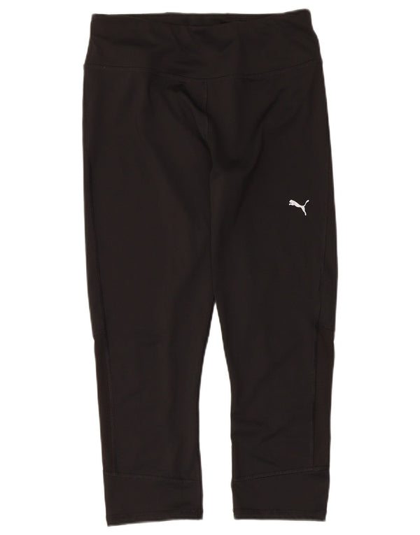 Leggings Capri Puma pentru femei UK 12 Poliester mediu negru