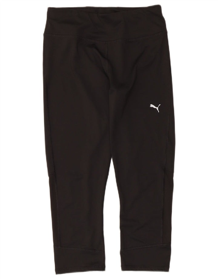 Leggings Capri Puma pentru femei UK 12 Poliester mediu negru