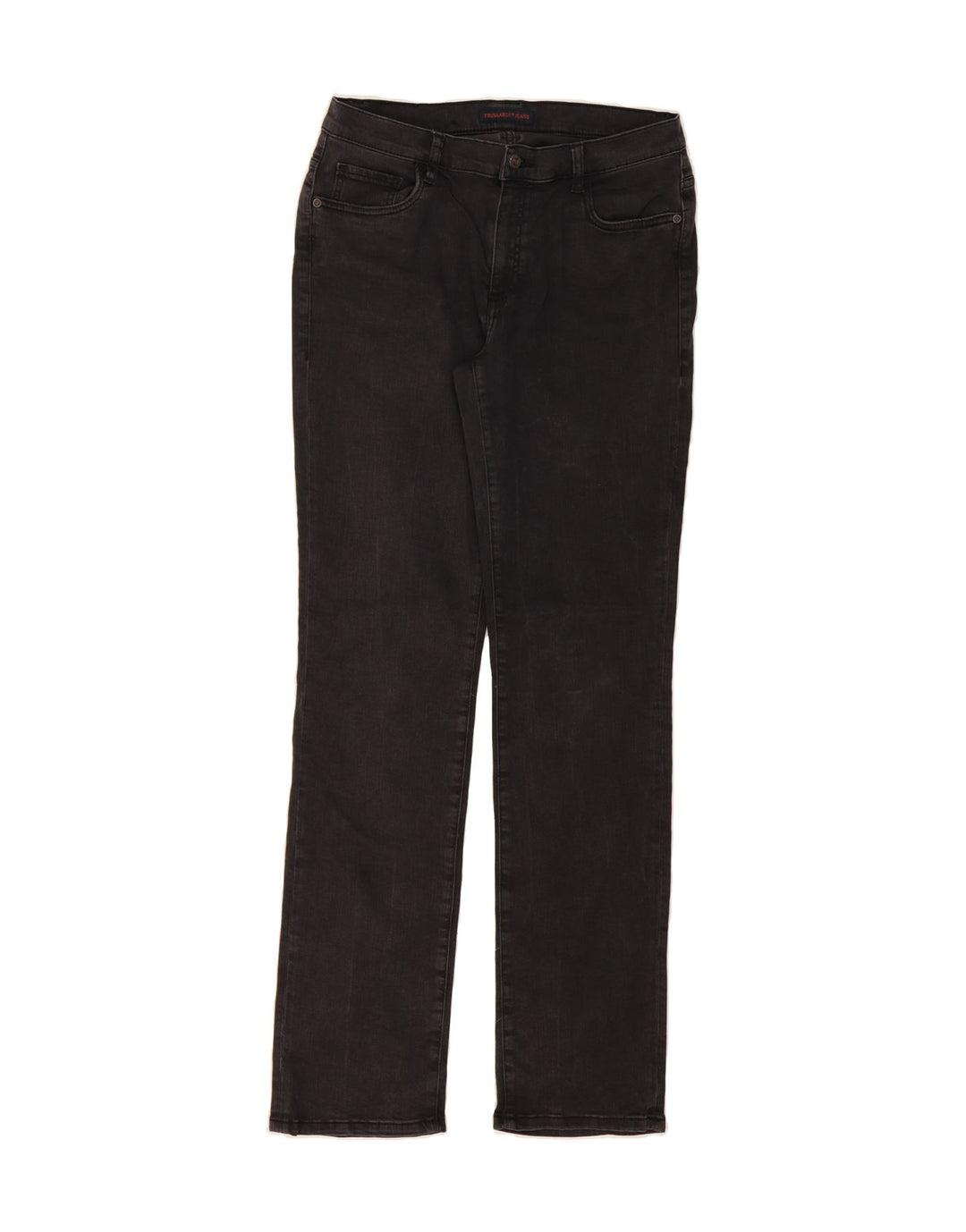 TRUSSARDI Womens Straight Jeans W30 L34 Black Vintage Trussardi and Second-Hand Trussardi from Messina Hembry 