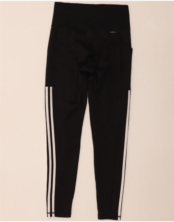 Leggings Climalite Adidas pentru femei UK 8/10 Poliester negru mic