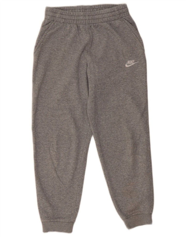 Pantaloni de trening NIKE pentru băieți Pantaloni de jogging 12-13 ani, mari, gri bumbac cu pete