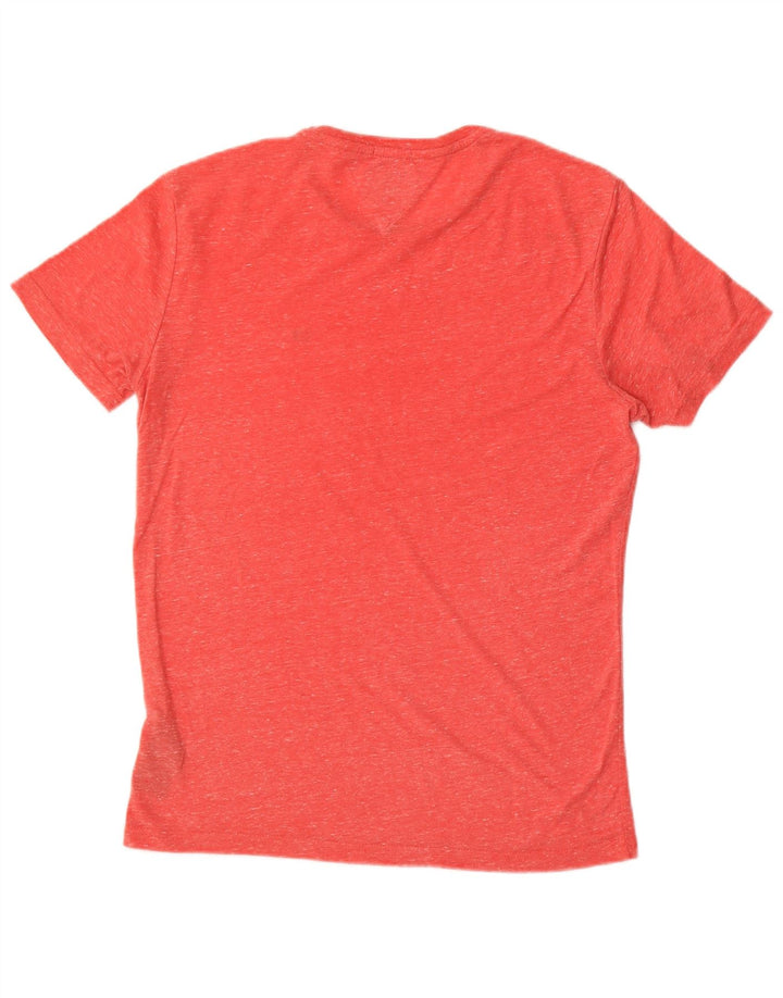 Tricou Tommy Hilfiger pentru bărbați Top Medium Red Flecked Polyester