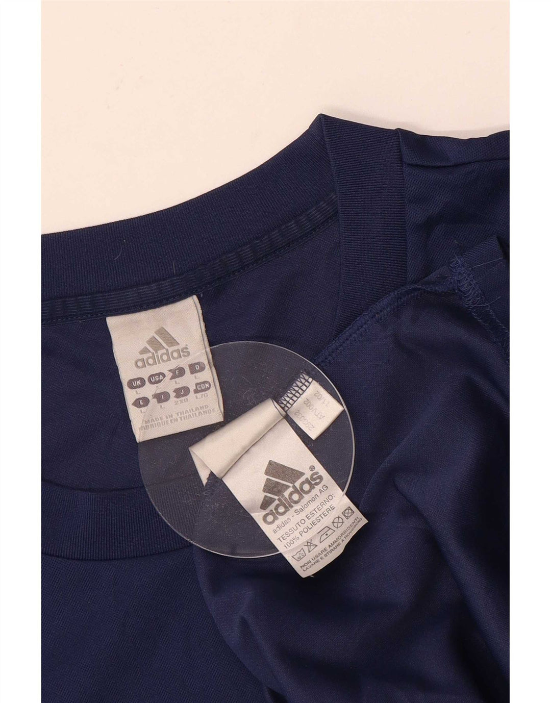 Tricou Adidas Climalite pentru bărbați Top mare poliester bleumarin